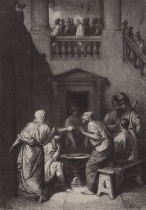 Peters benægtelse af after Albert Robida