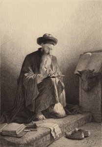 Sankt Lukas af after Albert Robida
