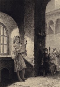 Jesusbarnet af after Albert Robida