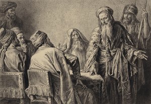 Overpræsternes officerer af after Albert Robida