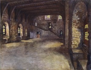 Banketsalen, Chateau des Comtes, Gent af after Amedee Forestier