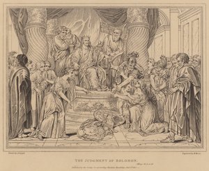 Salomons dom, 1 Kong. af after Antoine Coypel
