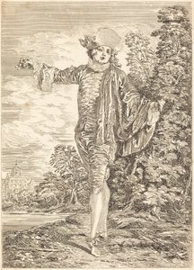 Ligegyldig (The Indifferent) af after Antoine Watteau