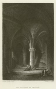 Fangekælderen i Chillon af after C. Stanfield