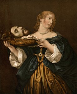 Herodias med Johannes Døberens Hoved af after Carlo Dolci