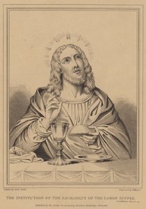 Indstiftelsen af nadverens sakramente, Korintherne af after Carlo Dolci