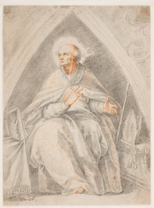 St Gregory siddende af after Cavalier d