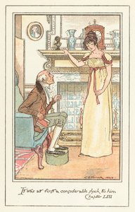 Illustration til Jane Austens Emma af after Charles Edmund Brock