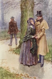 Illustration til Martin Chuzzlewit af after Charles Edmund Brock