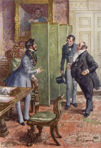 Illustration til Martin Chuzzlewit af after Charles Edmund Brock