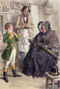 Illustration til Martin Chuzzlewit af after Charles Edmund Brock
