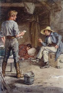 Illustration til Martin Chuzzlewit af after Charles Edmund Brock