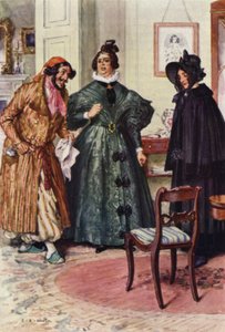 Illustration til Nicholas Nickleby af after Charles Edmund Brock