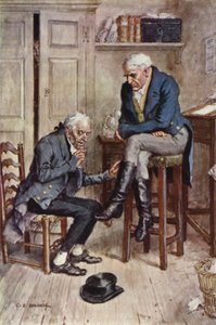 Illustration til Nicholas Nickleby af after Charles Edmund Brock