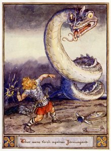 Thor drog ud mod Jormungand