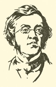 William Makepeace Thackeray af after Charles Edmund Brock