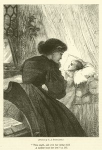 Det døende barn af after Charles J. Staniland