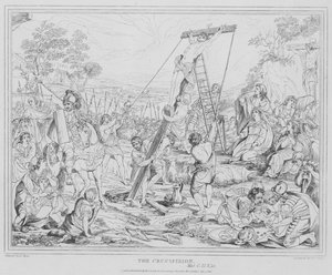 Korsfæstelsen, Matthæus af after Charles Le Brun