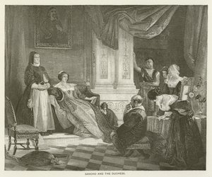 Sancho og hertuginden af after Charles Robert Leslie
