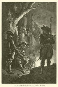 General Hoche ved bivuak, General Hoche af after Emile Antoine Bayard