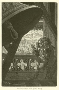 Paris i det femtende århundrede, Victor Hugo af after Emile Antoine Bayard