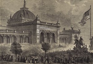 Åbning af Centennial Exhibition, 10. maj 1876