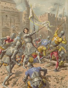 Assault of Tournelles i Orleans (chromolitho)