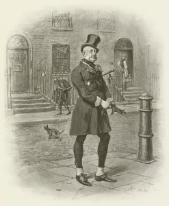Mr Micawber af after Frederick Barnard