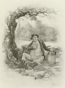 Mr Pickwick af after Frederick Barnard