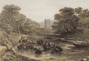 Gilnockie Tower (chromolitho)