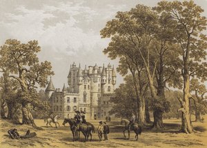 Glammis Castle, Forfarshire (chromolitho)