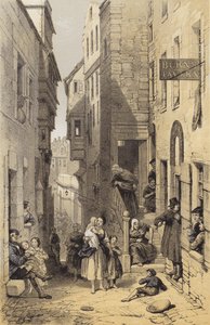 Libbertons Wynd, Edinburgh (chromolitho)