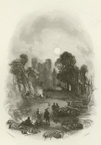 Kings Camp, før Donnington Castle af after George Cattermole