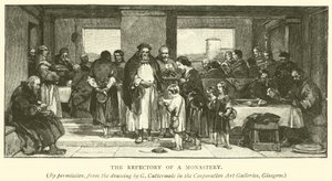Klostrets refektorium af after George Cattermole