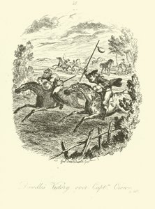 Illustration til Launcelot Greaves af Tobias Smollett af after George Cruikshank