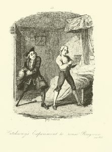 Illustration til Peregrine Pickle af Tobias Smollett af after George Cruikshank