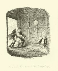 Illustration til Roderick Random af Tobias Smollett