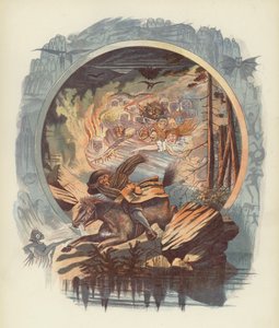 Illustration til Tam OShanter af Robert Burns af after George Cruikshank