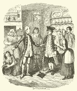 Illustration til Tristram Shandy af after George Cruikshank