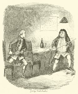Illustration til Tristram Shandy af after George Cruikshank