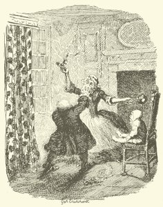 Illustration til Tristram Shandy af after George Cruikshank