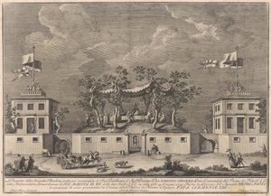 Seconda Macchina for Chinea fra 1759: En "Deliziosa" med en Bacchanal