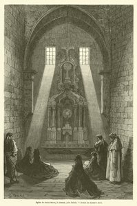 Santa Maria-kirken, i Illescas, nær Toledo af Gustave after Dore