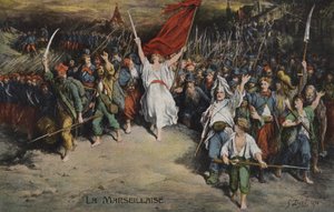 La Marseillaise, 1870 af Gustave after Dore