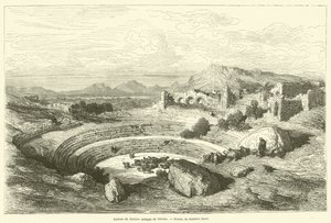 Ruinerne af det gamle teater i Merida