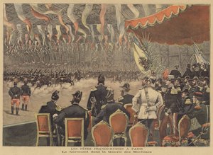 Festligheder i Paris til minde om den fransk-russiske alliance