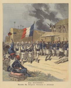 Det franske flags indtræden i Abomey, Dahomey