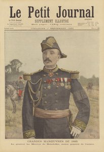 Franske hærs store manøvrer i 1895. General Le Mouton de Boisdeffre