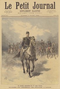 General de France, ny chef for den franske hærs 1. korps, går ind i Lille af after Henri Meyer
