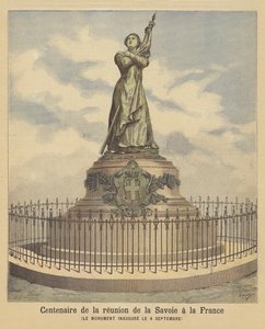 Monument til minde om 100-året for, at Savoyen blev en del af Frankrig